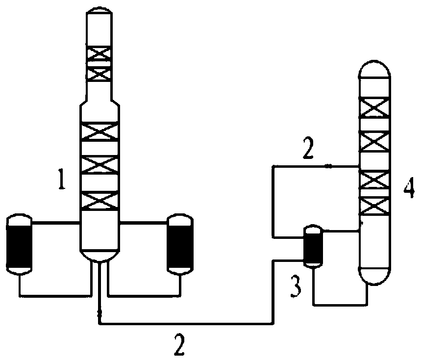 System and process for recycling second-acid tower kettle liquid waste heat