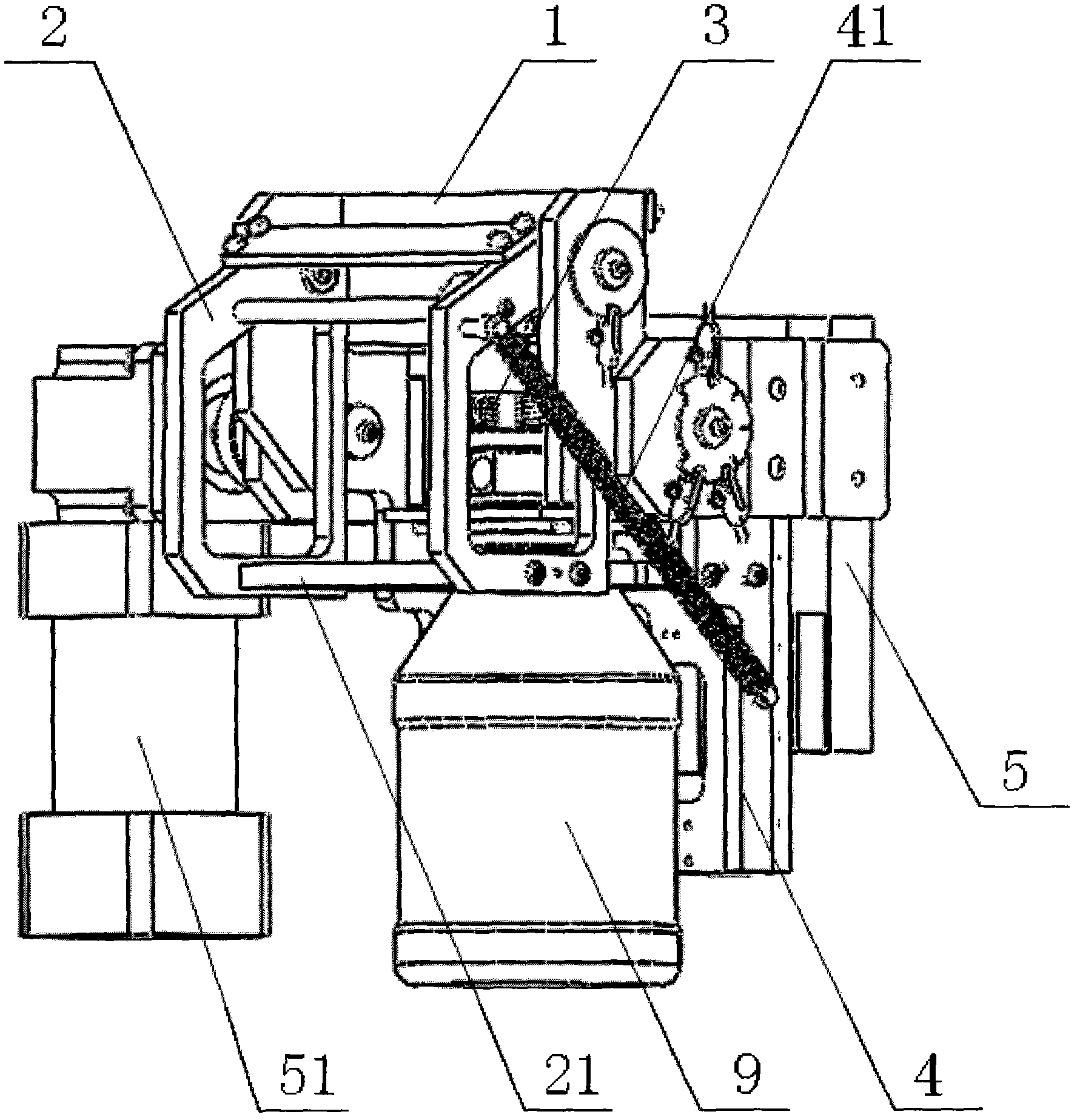 Fully-sealed automatic dissolving and guiding device of dialysis agent