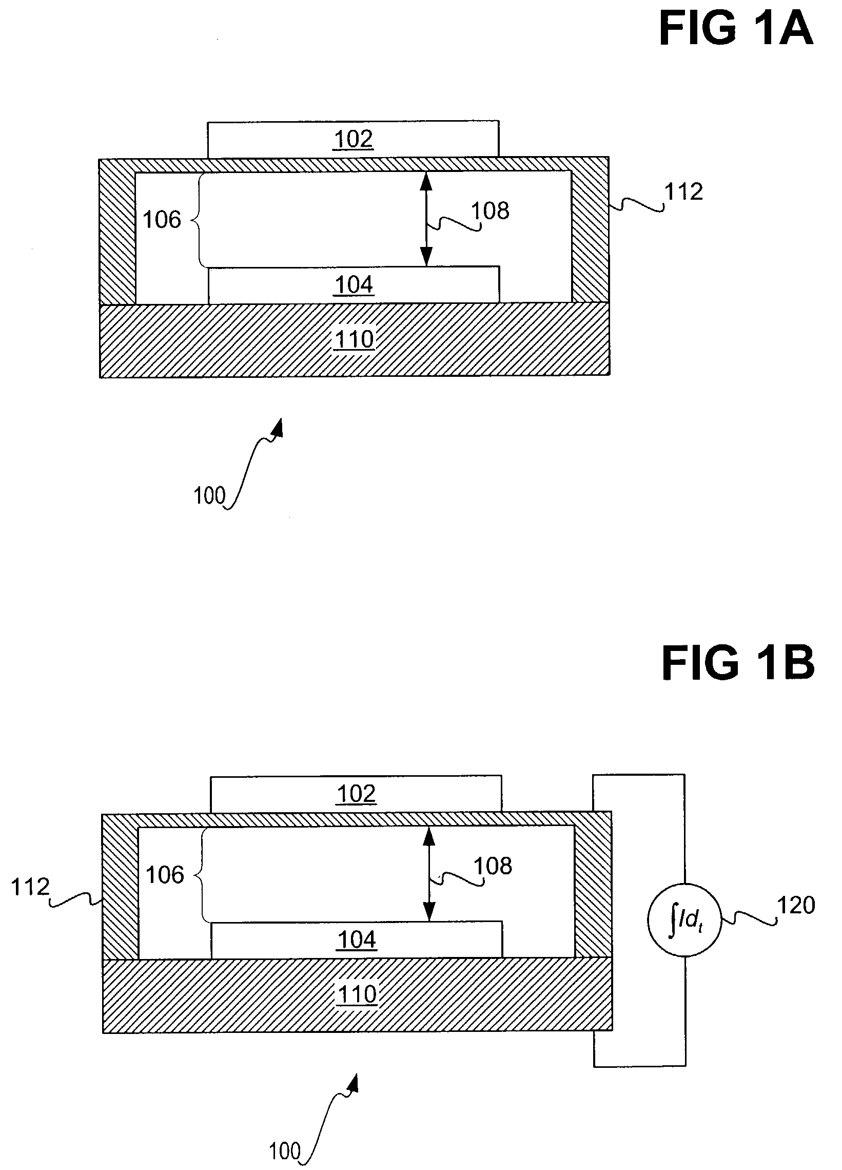 Optical interference pixel display with charge control