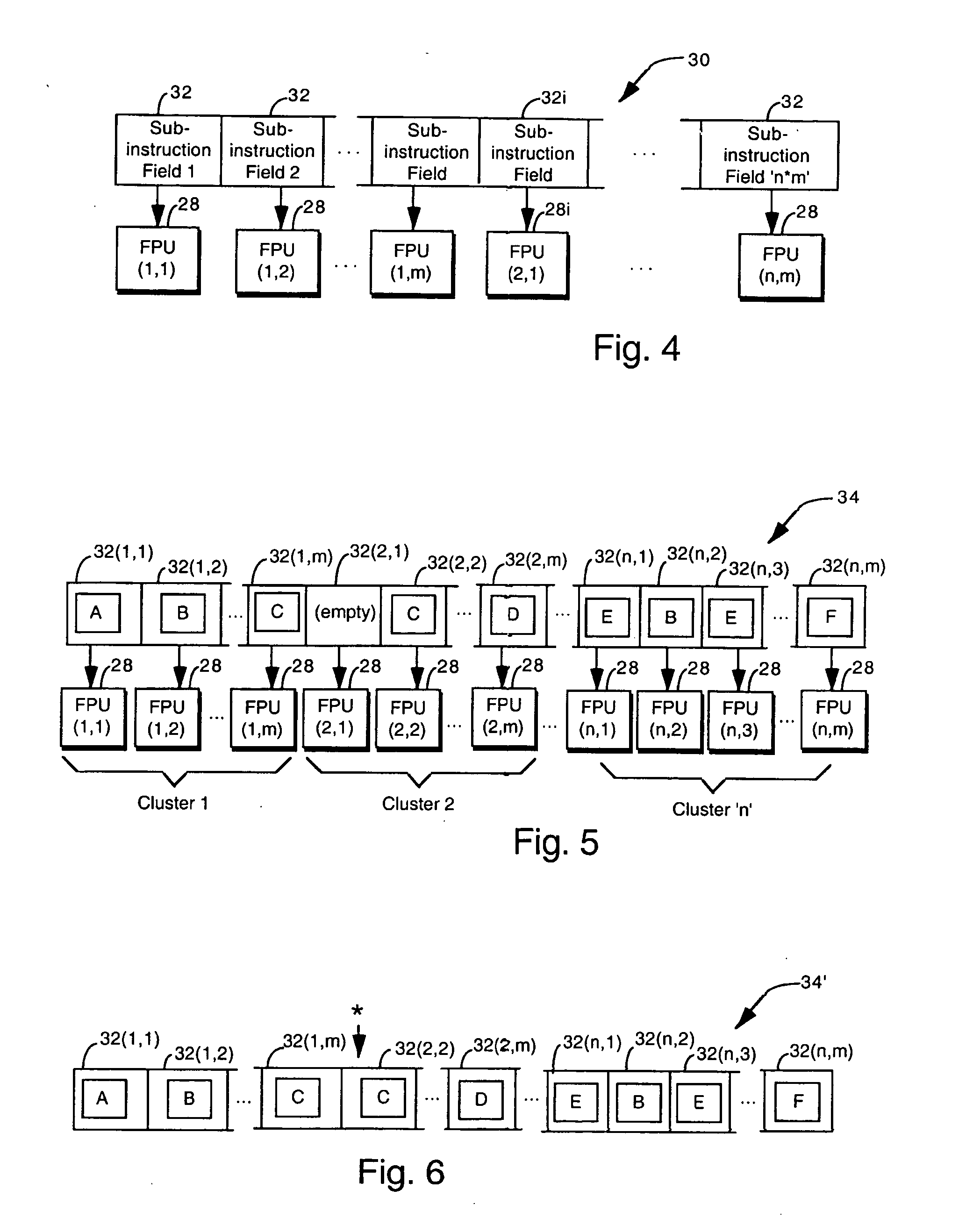 Method and apparatus for compressing VLIW instruction and sharing subinstructions