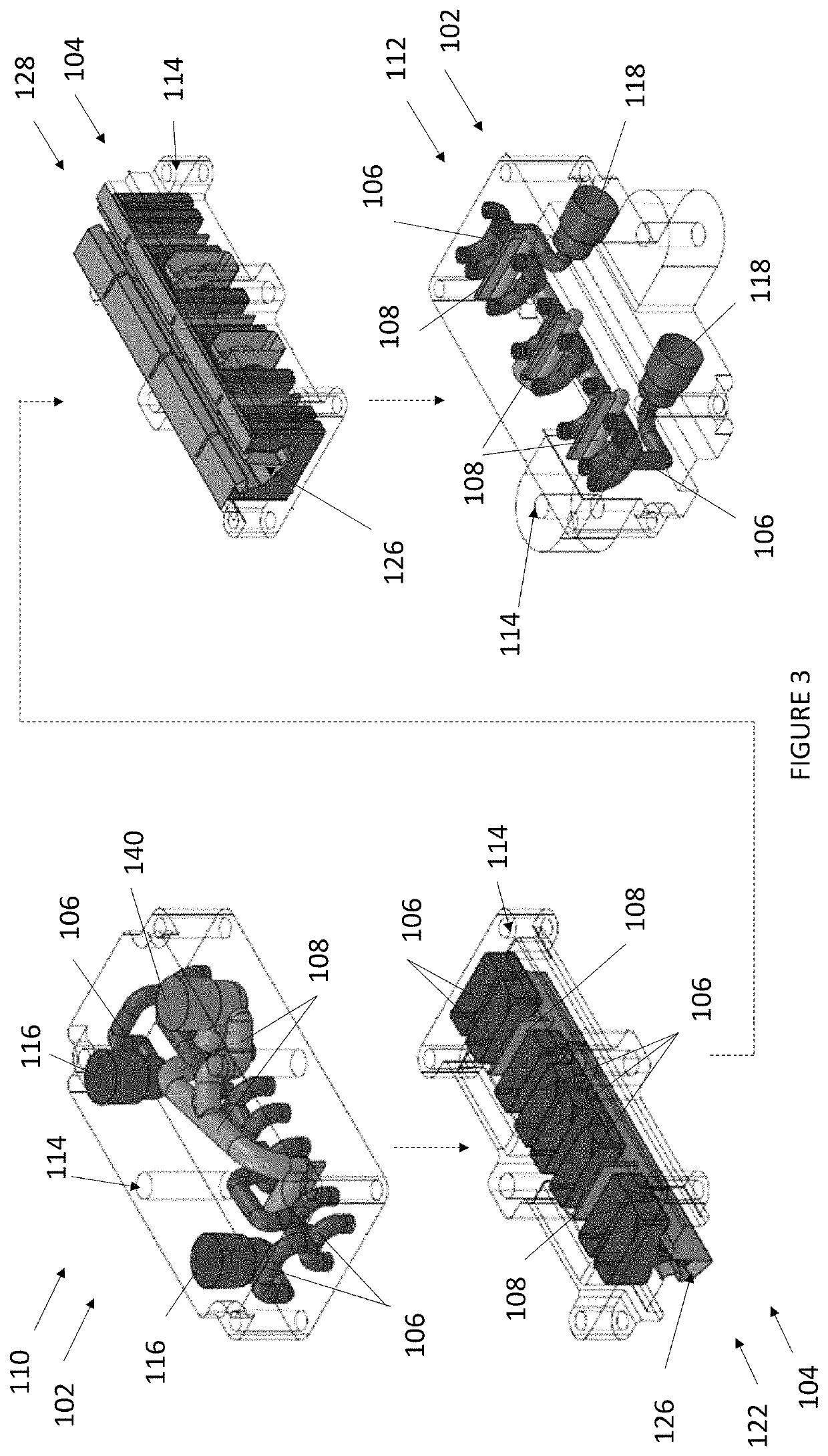 Sizer for an extrusion machine with improved cooling and vacuum channels