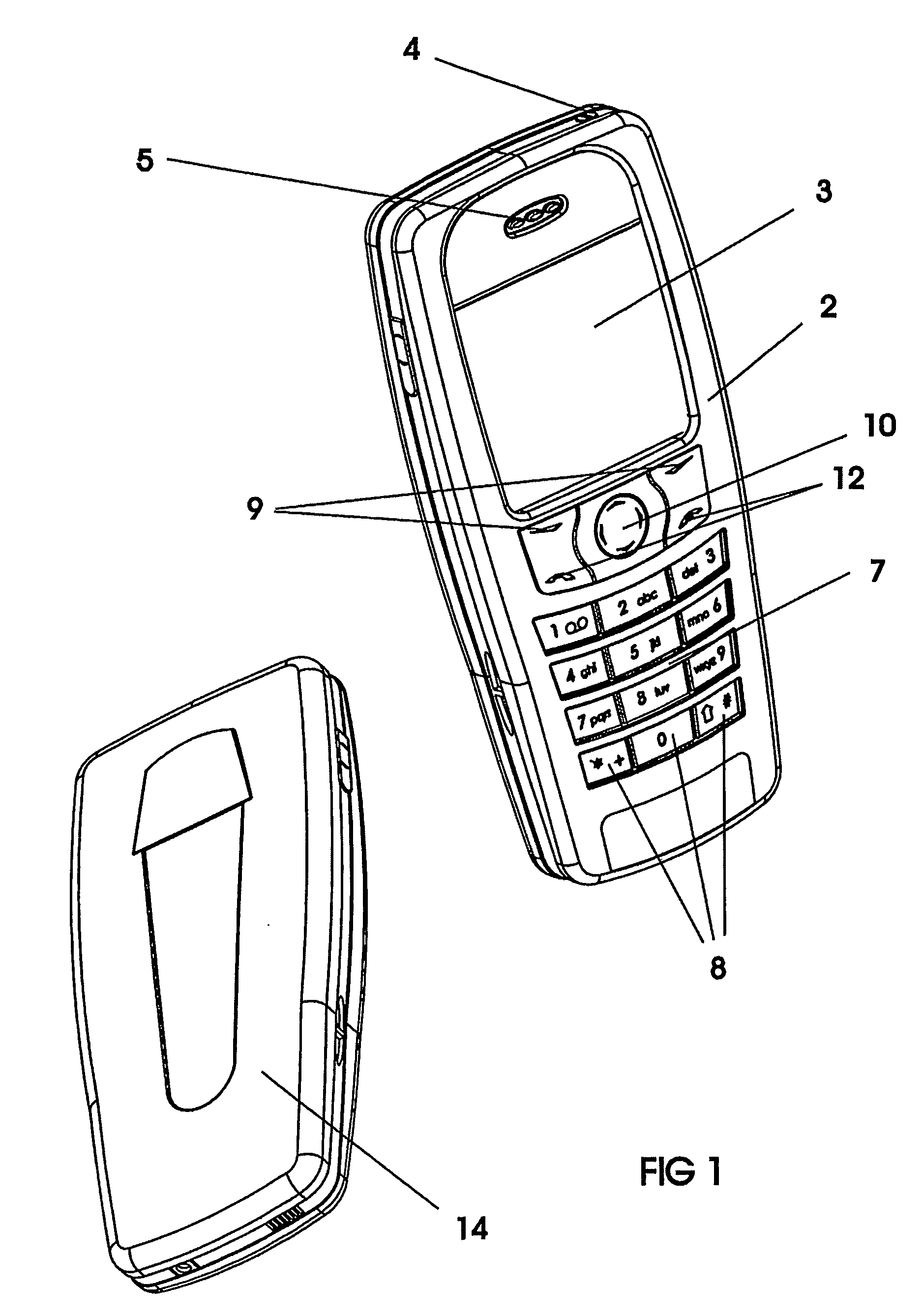 User attachable keypad