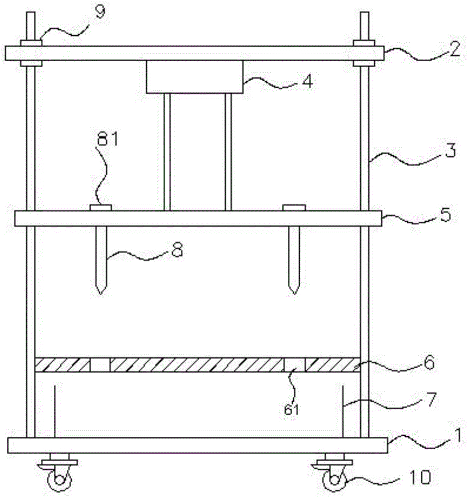 Automatic punching machine for parts of electric vehicle