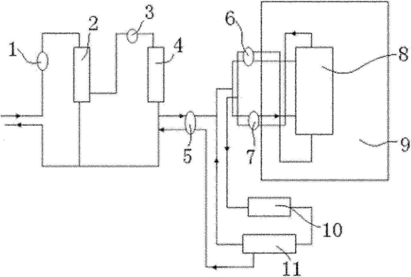 Reciprocally turning perfusion bioreactor for biological artificial liver and processing method thereof