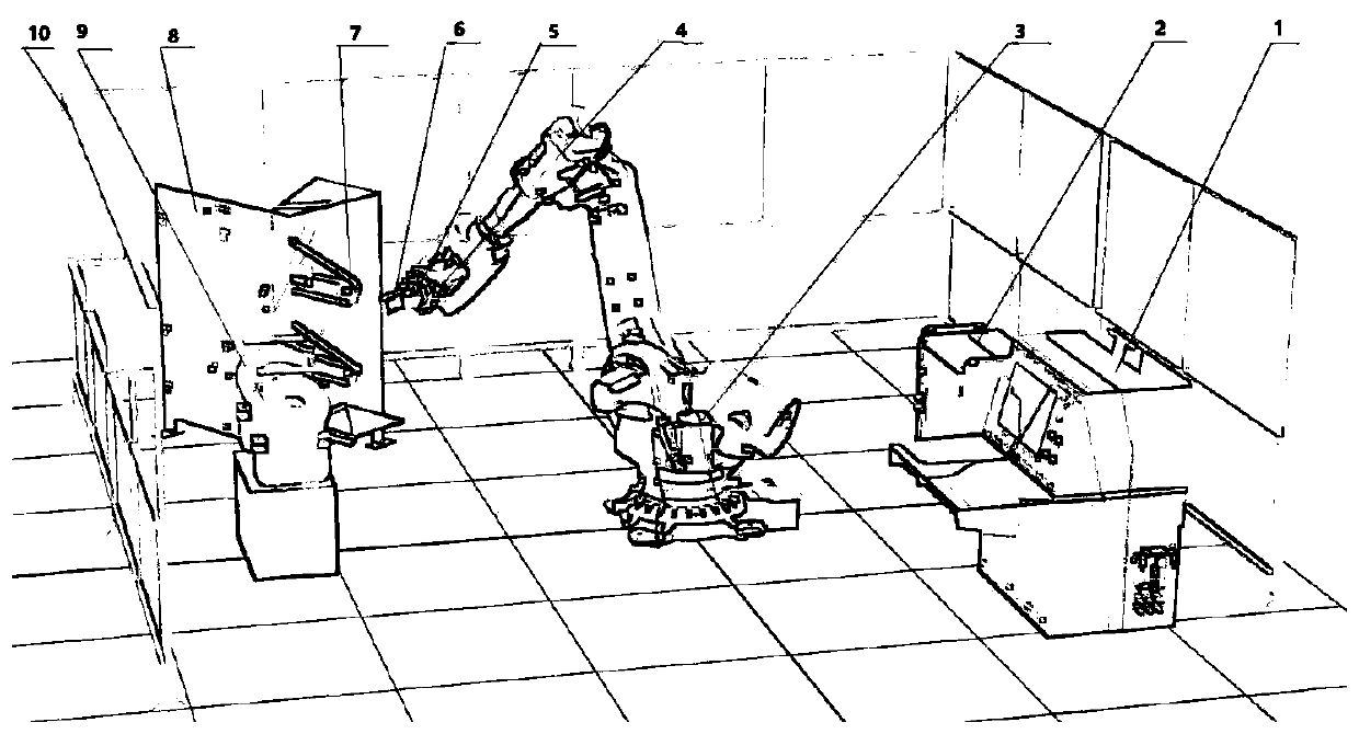 Cutting depth prediction method and device suitable for abrasive belt grinding and polishing of complex curved surface robot