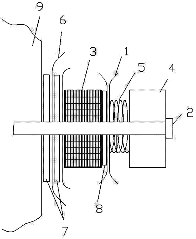 An electromagnetic suture tension adjustment device