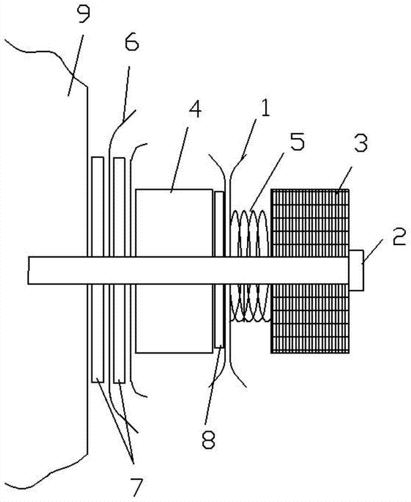 An electromagnetic suture tension adjustment device