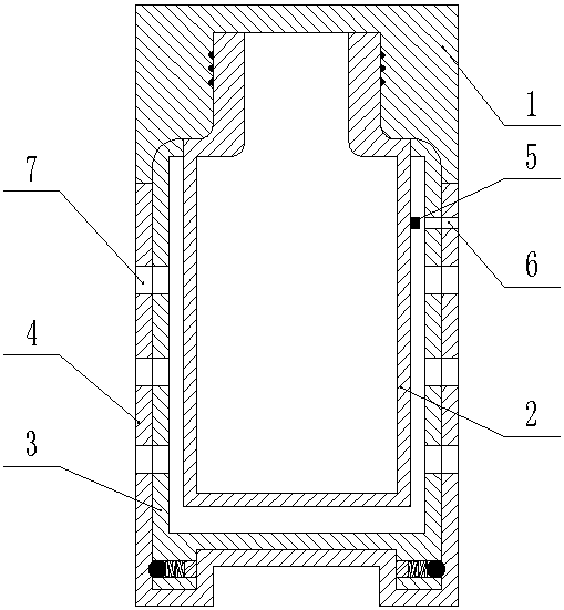 A vacuum cup capable of rapidly cooling