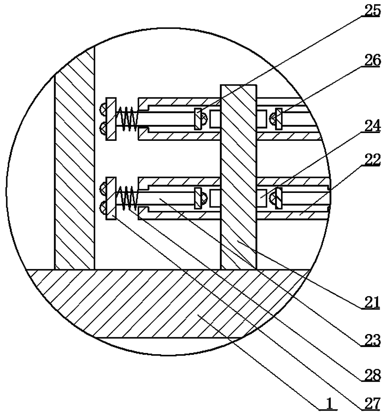 Pipe wall cleaning device for industrial pipes