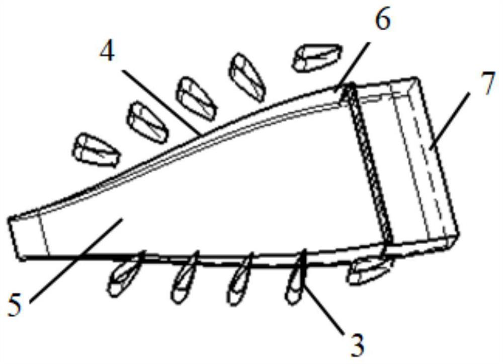 Ventilation cooling air inlet channel for improving air inlet efficiency of NACA port