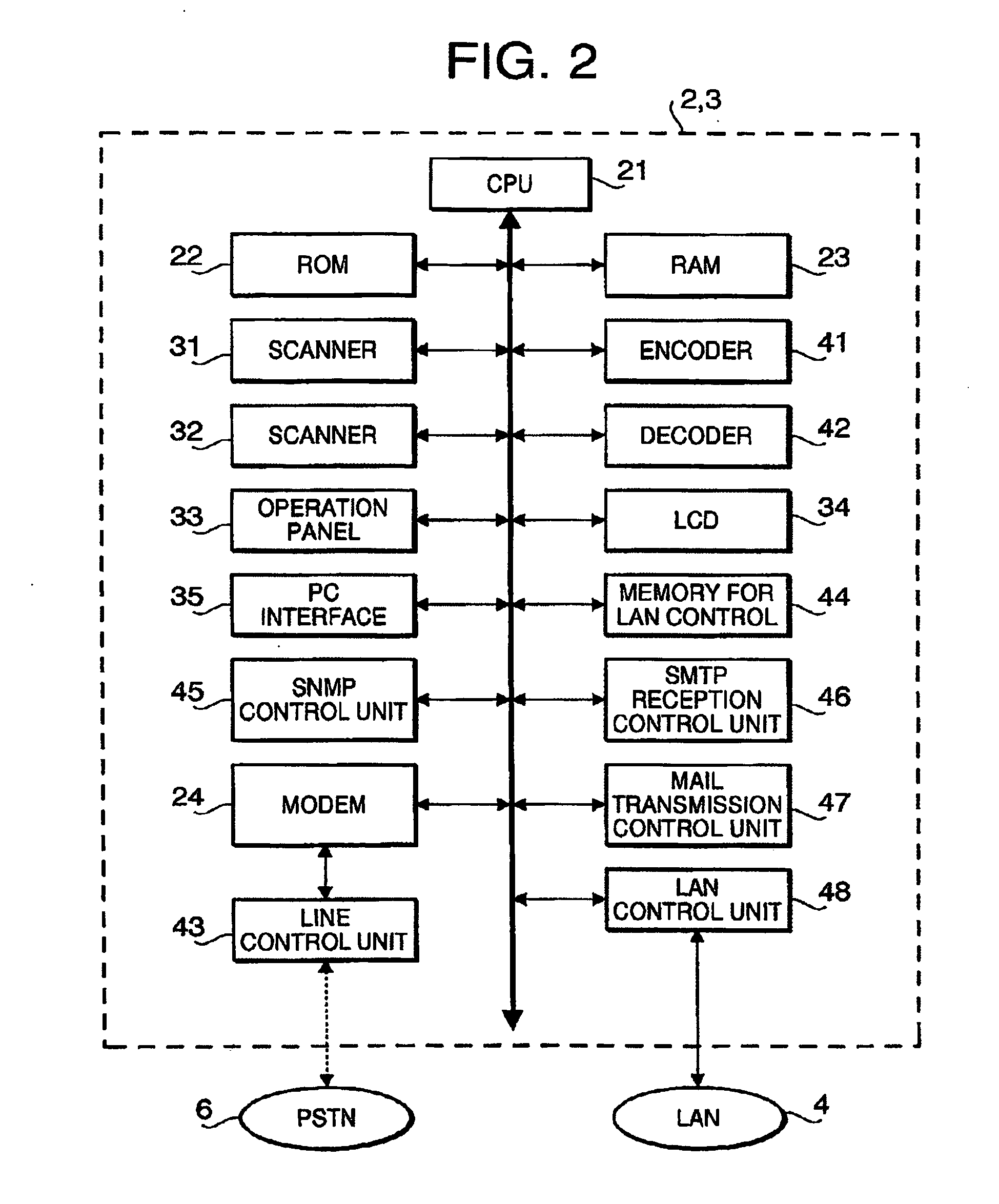 Network facsimile system