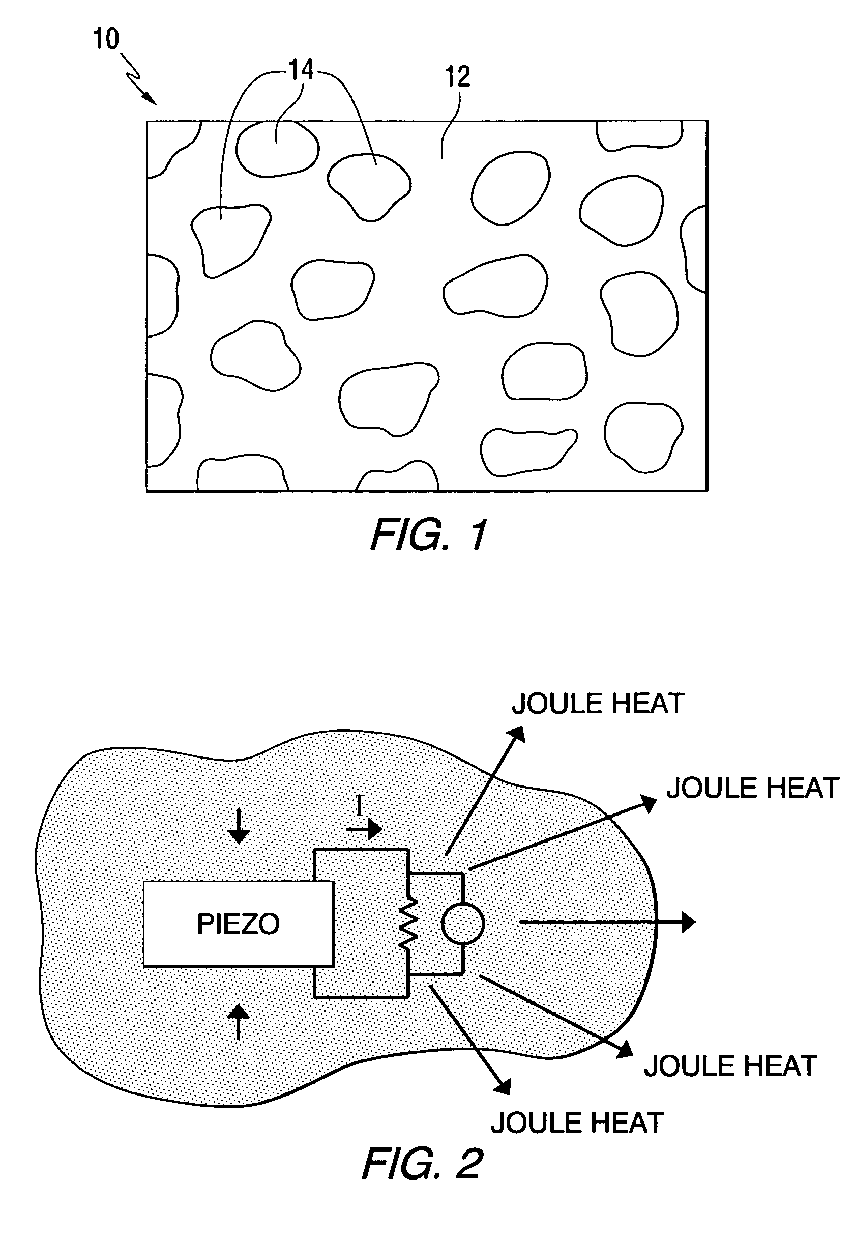 Piezoelectric ceramic-reinforced metal matrix composites