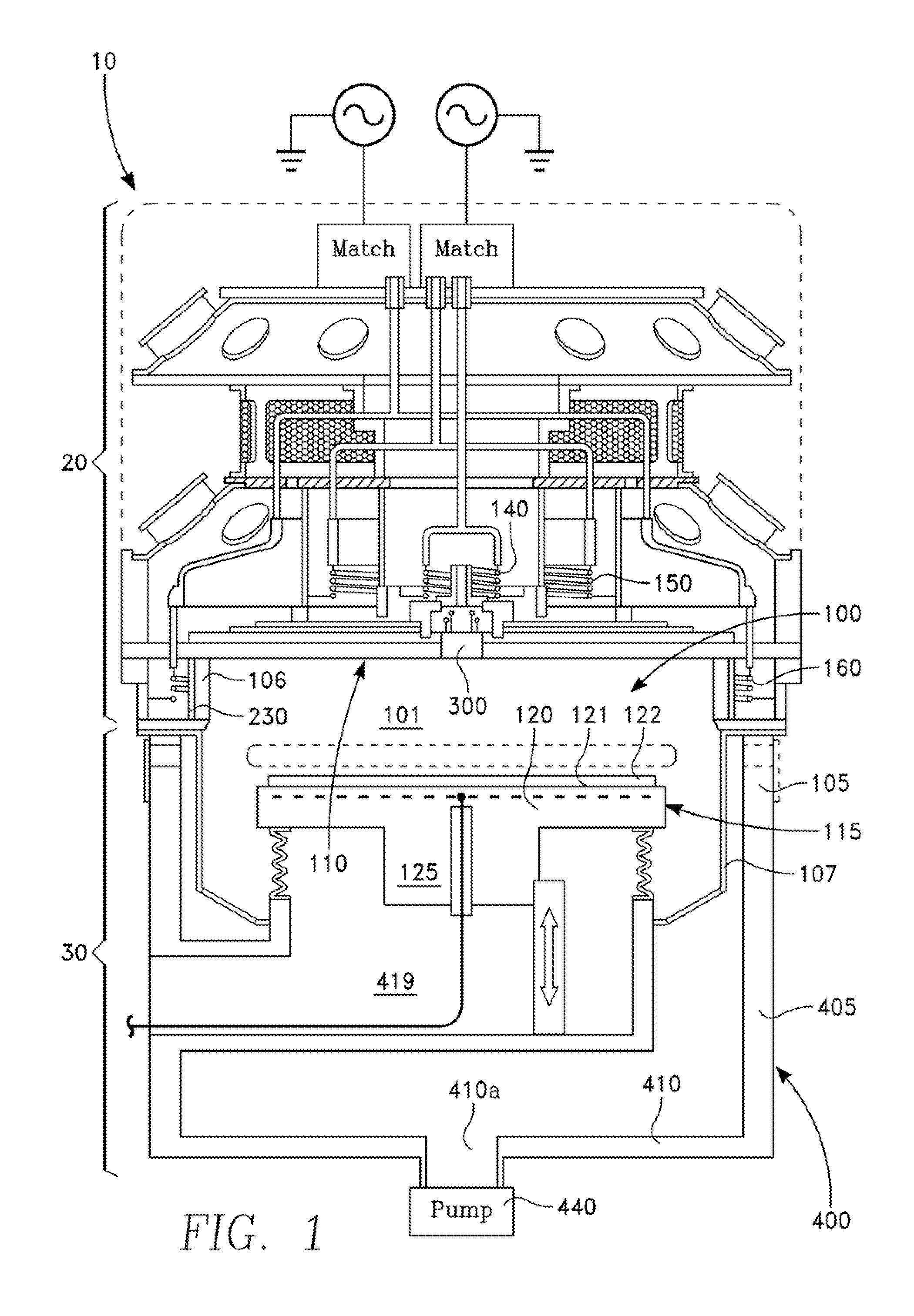 Symmetrical inductively coupled plasma source with symmetrical flow chamber