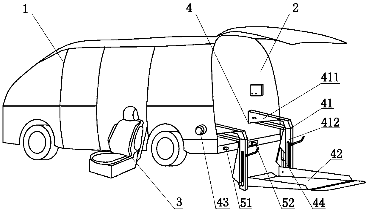 A welfare vehicle based on a commercial vehicle