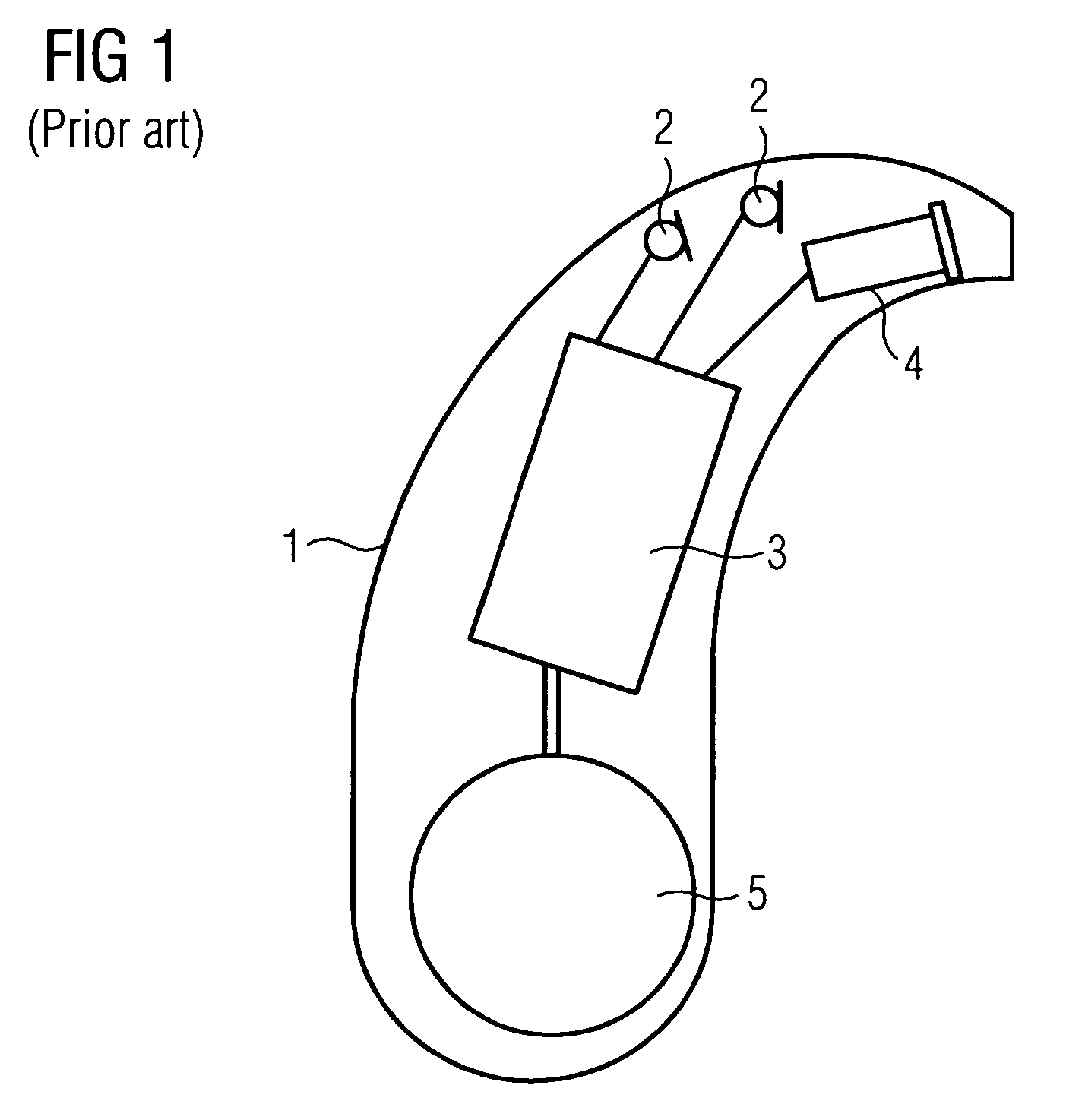 Hearing apparatus with a common connection for shielding and identification of a receiver