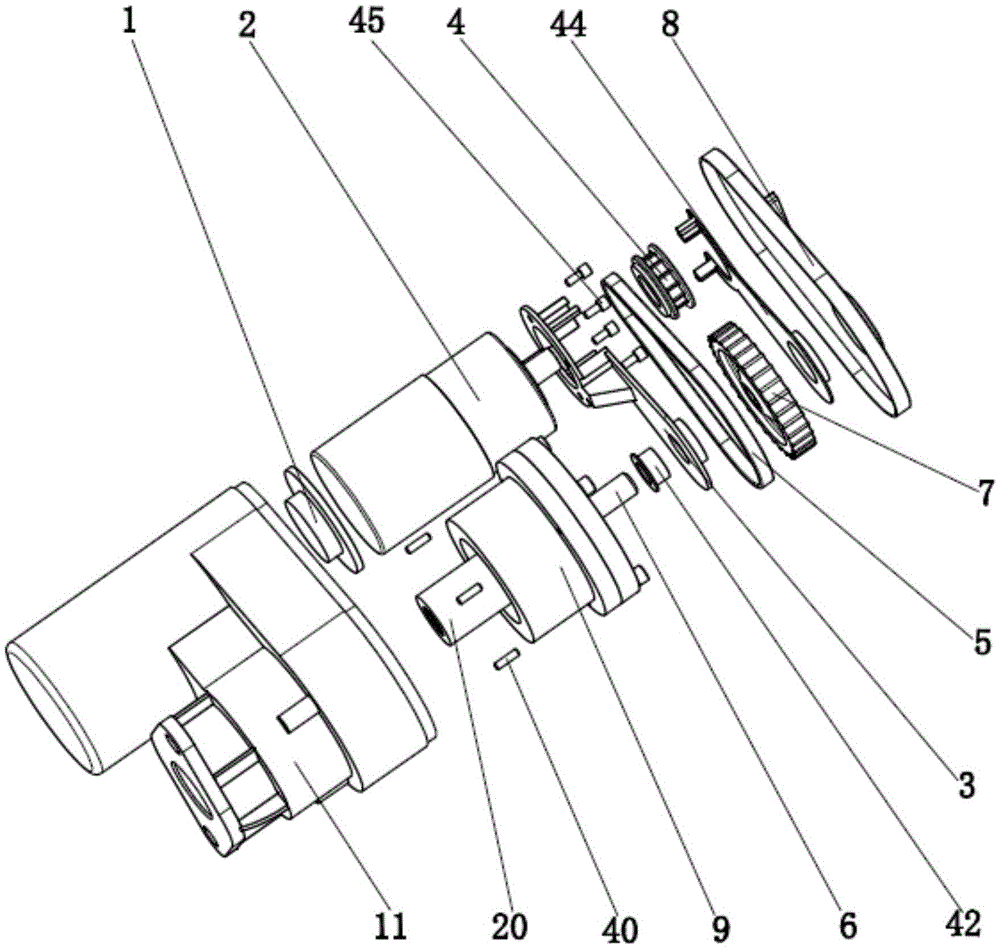 Cycloidal electronic parking brake