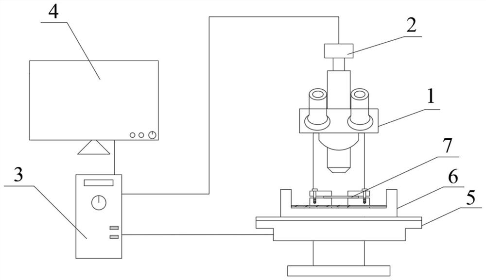 Real-time focusing and centering adjustment method and device for in-situ test platform