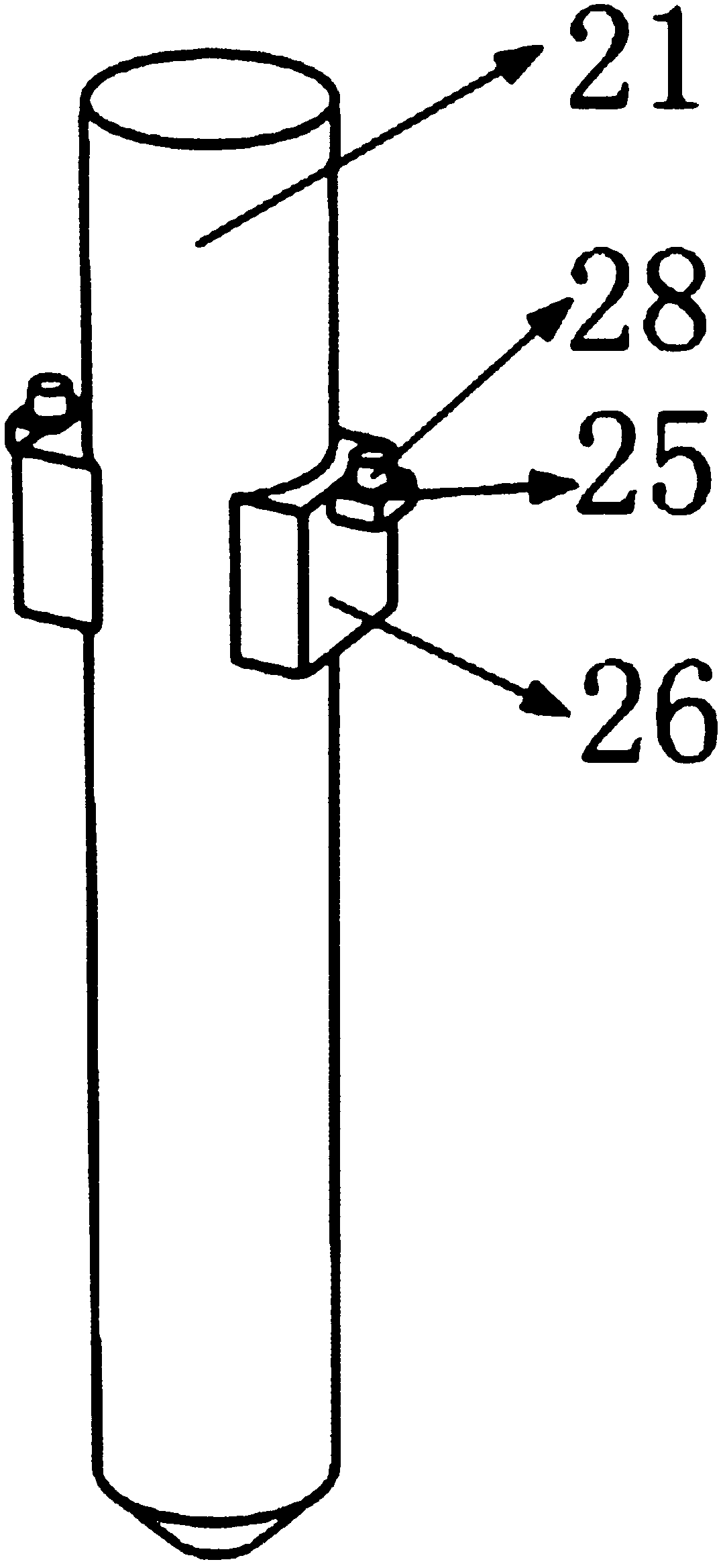 Drill rod displacement triggering mechanism