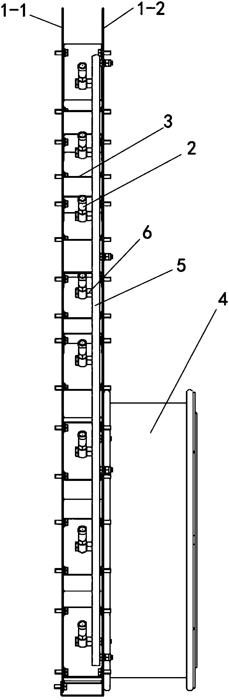 Guide structure of spraying system