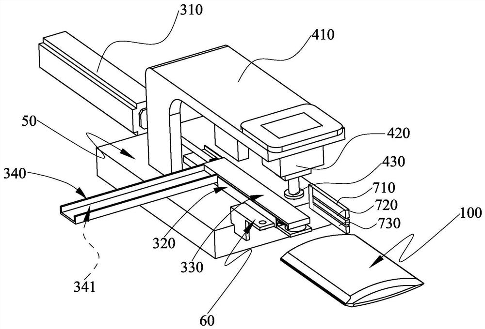 Air pressure valve equipment applied to packaging bag production