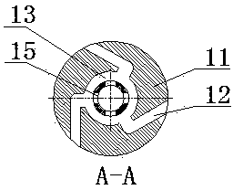 Rotating disk type rotary spraying device for accelerating lifting of pile shoe of offshore drilling platform