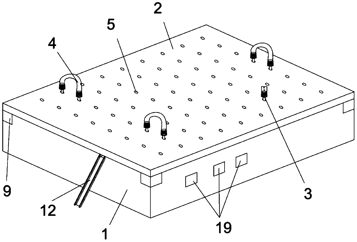 Laboratory rat dissection device and use method thereof