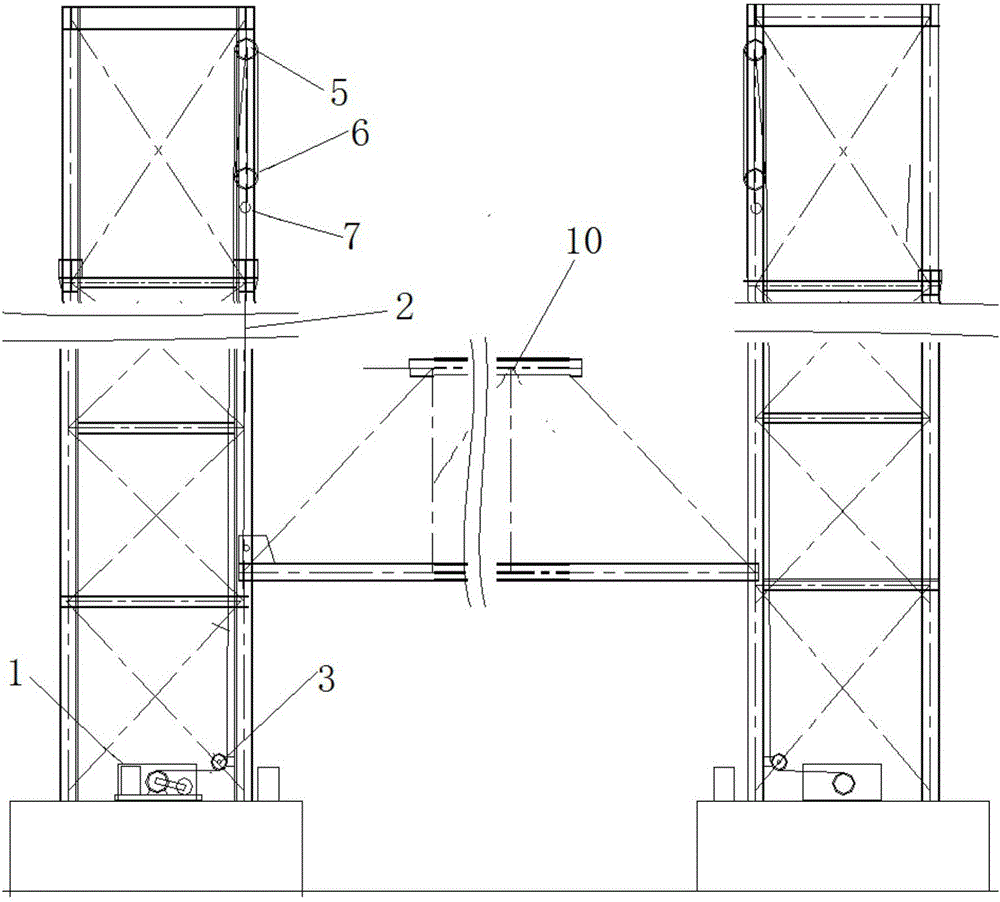 Lifting mechanism and lifting system based on lifting mechanism for large structural part