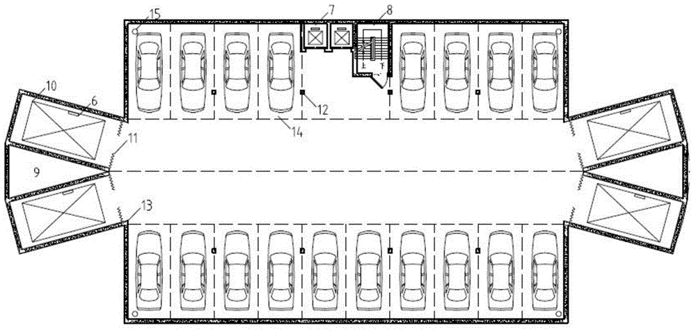 A semi-automatic three-dimensional underground garage