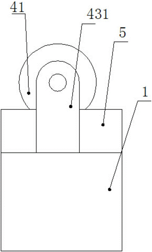 Push mechanism special for willow splitting machine