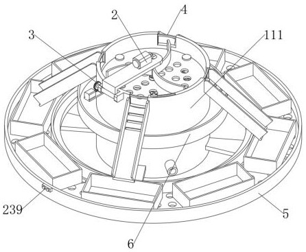 Automatic subdivision loading and transporting equipment for fishing boat