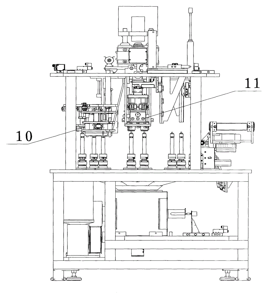 Automatic high speed flexible pipe shoulder forming machine