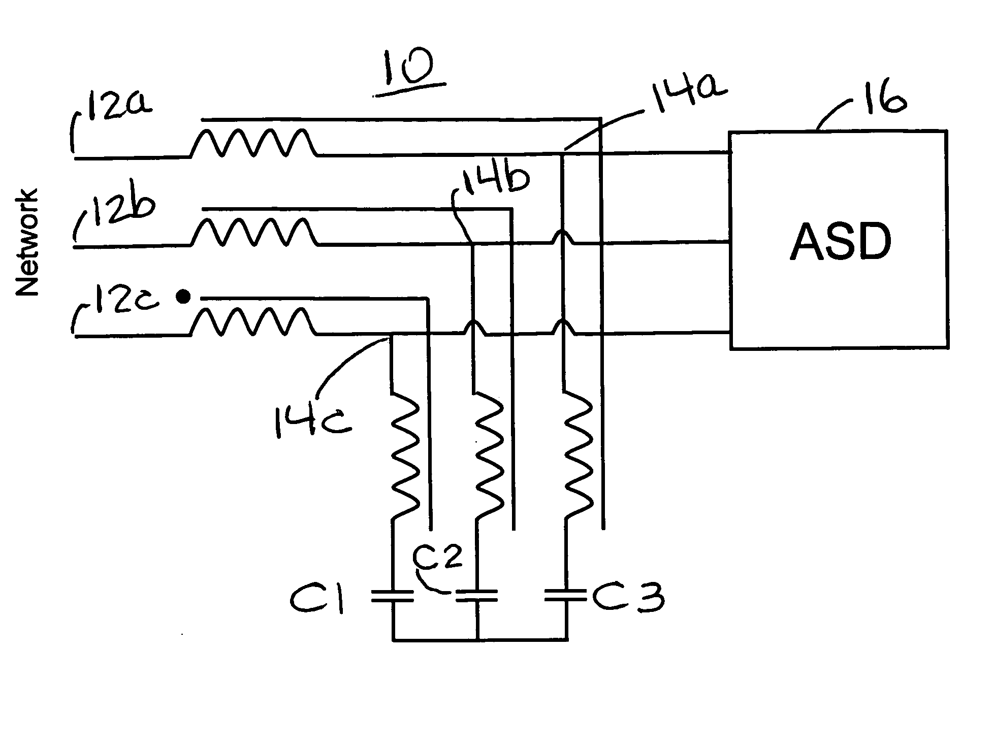 Harmonic mitigating filter