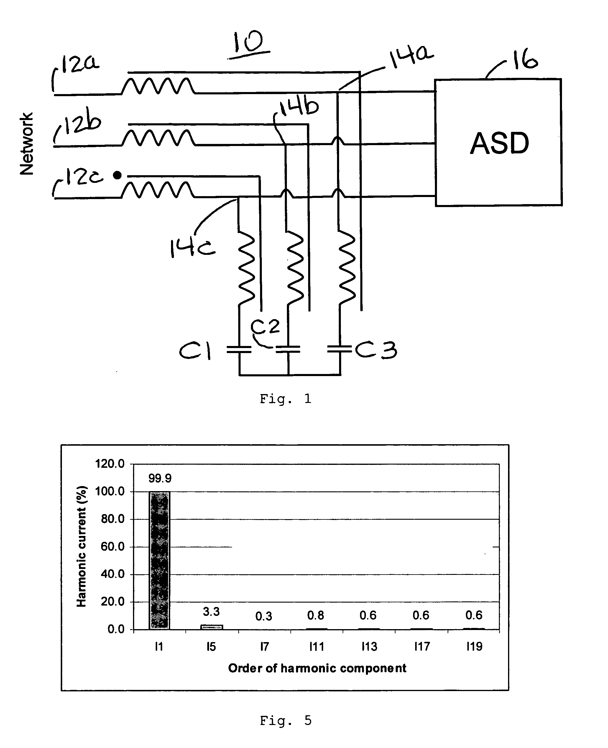 Harmonic mitigating filter