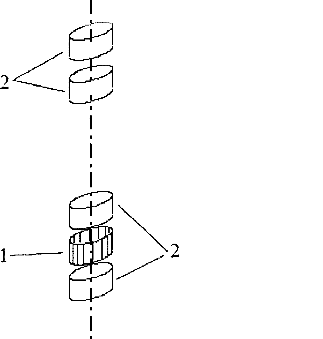 Method for measuring well by azimuth reflective sound wave