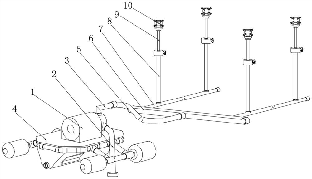 Intelligent irrigation system for agricultural ecology