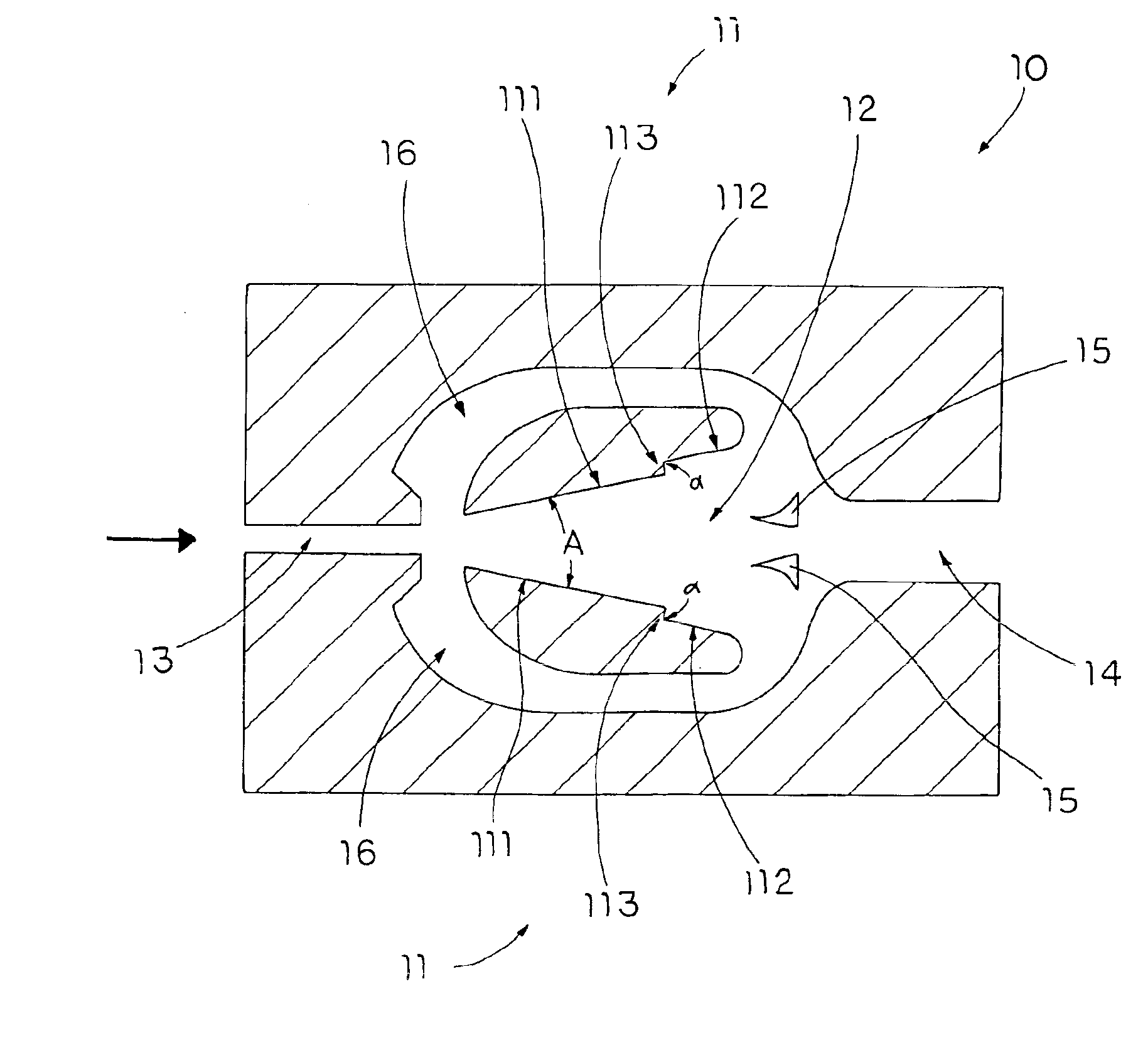 Fluidic oscillator