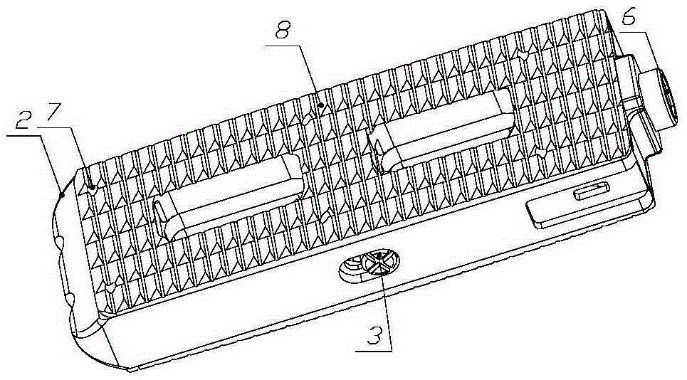 Opening type interbody fusion cage