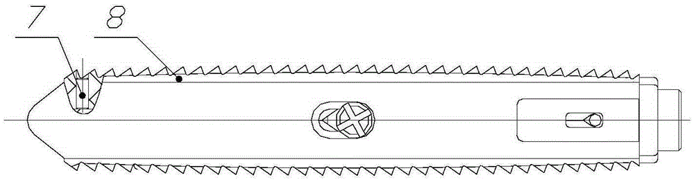 Opening type interbody fusion cage