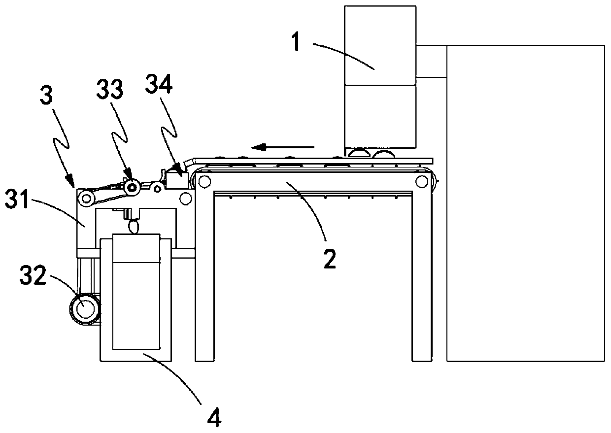 Automatic positioning and rapid slicing device for garlic cloves