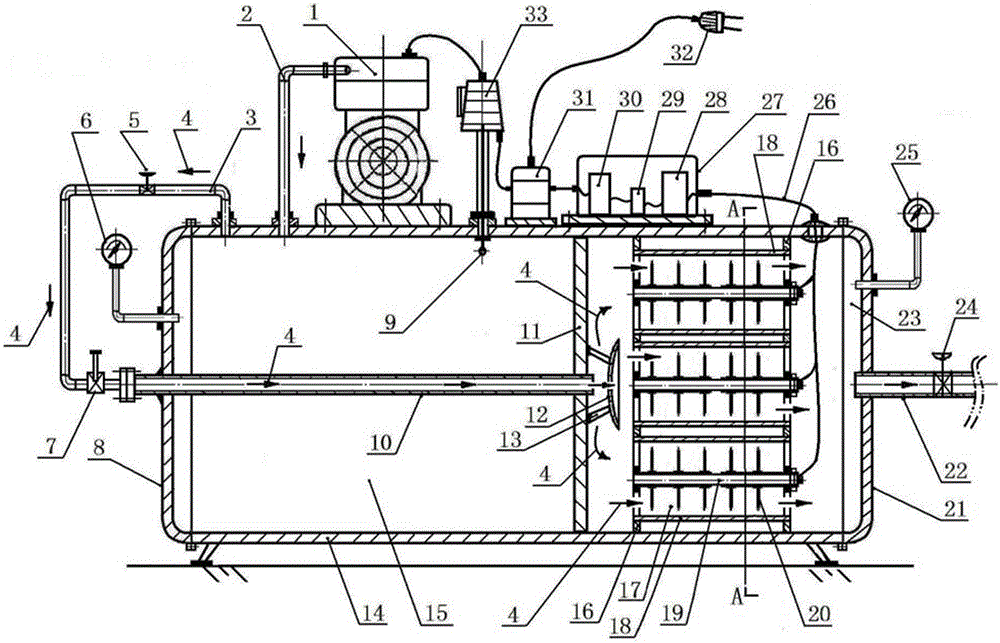 Under-pressure ozone generator