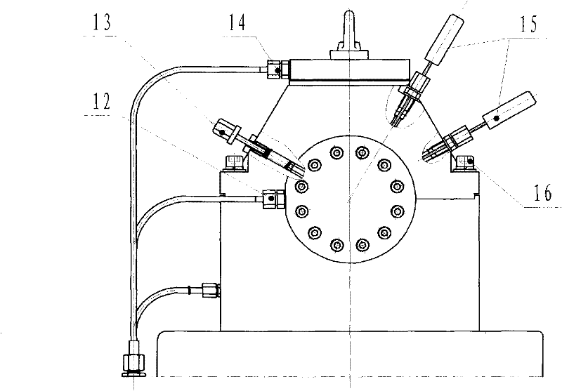 High-temperature high-speed test method for sealed bearing and test device