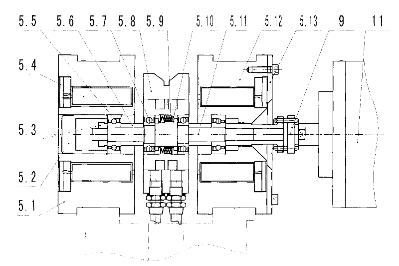 High-temperature high-speed test method for sealed bearing and test device