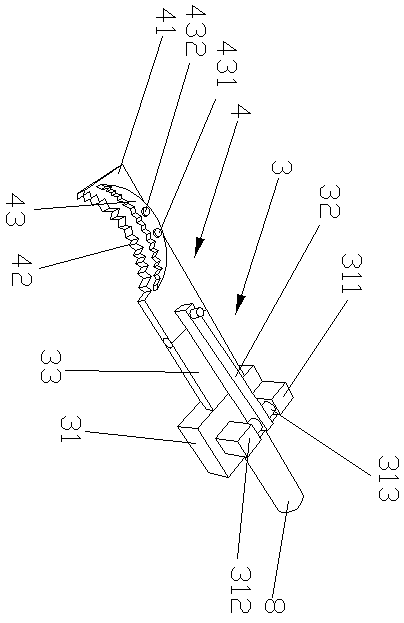 Cutting knife for garden brush cutter