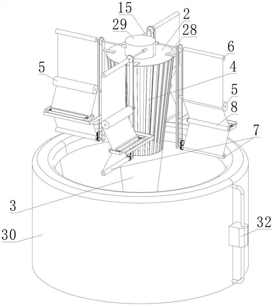 Pest trapping and killing device for polygonatum cyrtonema planting and trapping and killing method