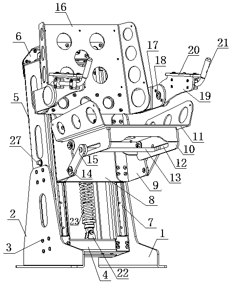 A shock-proof seat device for high-speed sailing