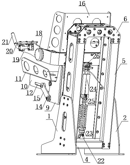 A shock-proof seat device for high-speed sailing