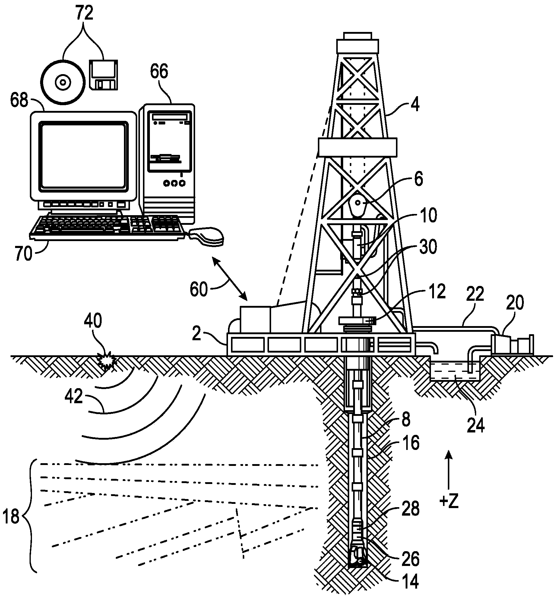 Methods and apparatus having borehole seismic waveform compression