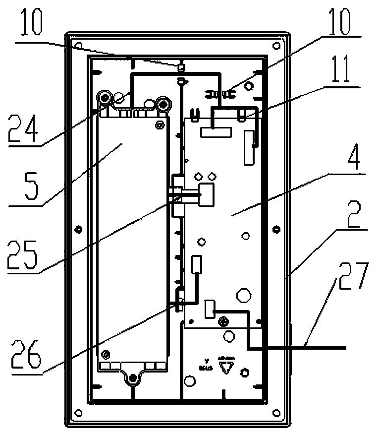 Display panel structure and haze removal machine