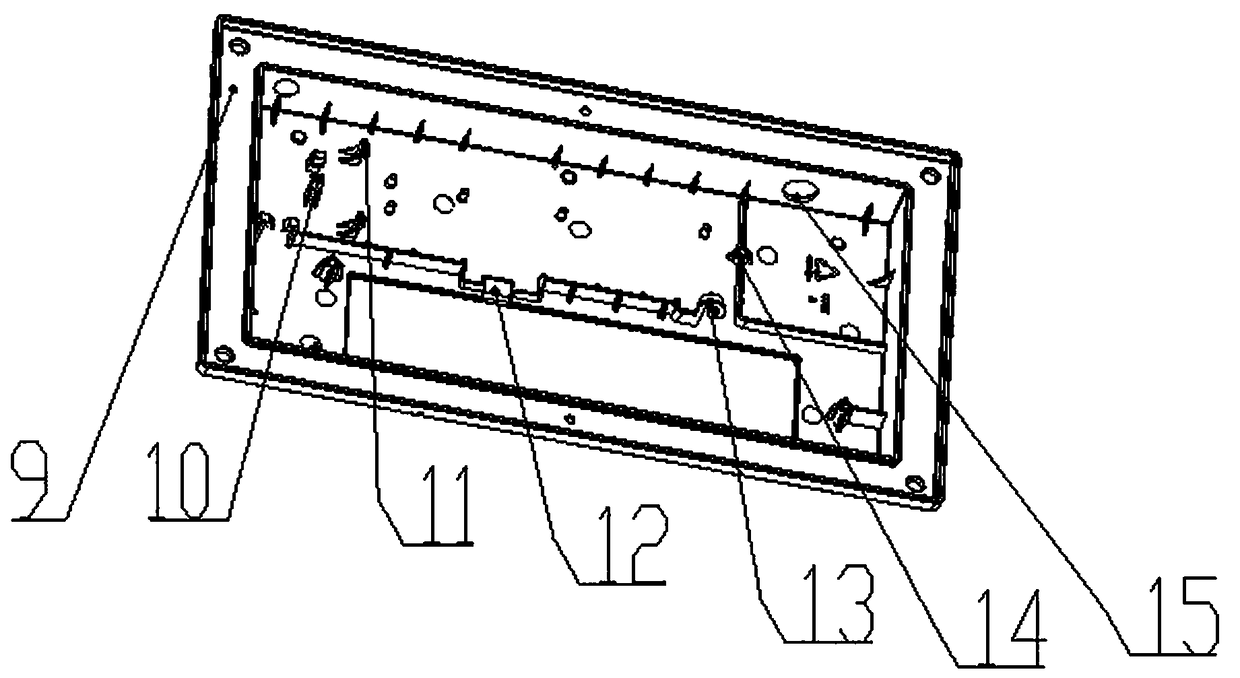 Display panel structure and haze removal machine