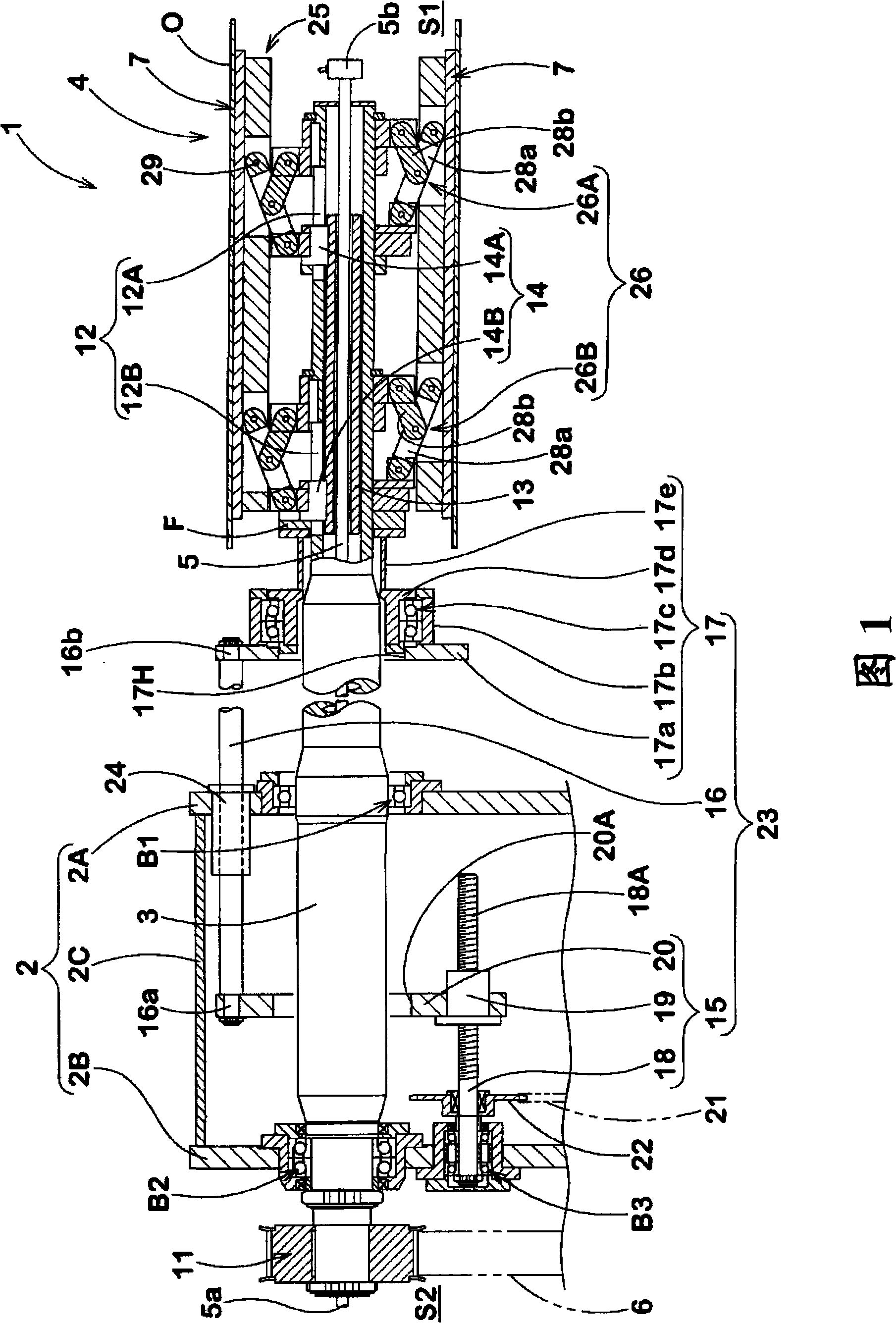 Tyre element assembly drum